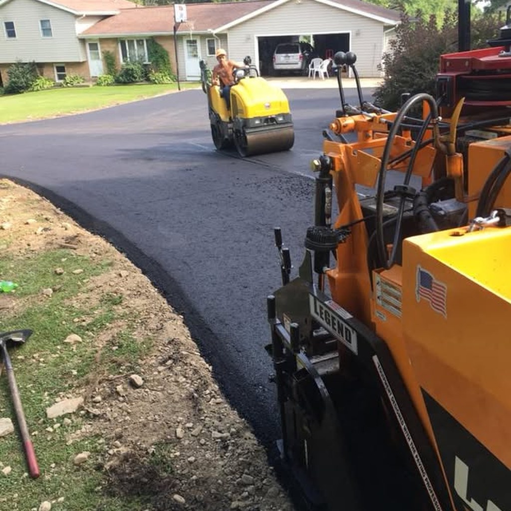 Asphalt driveway resurfacing completed in Erie County